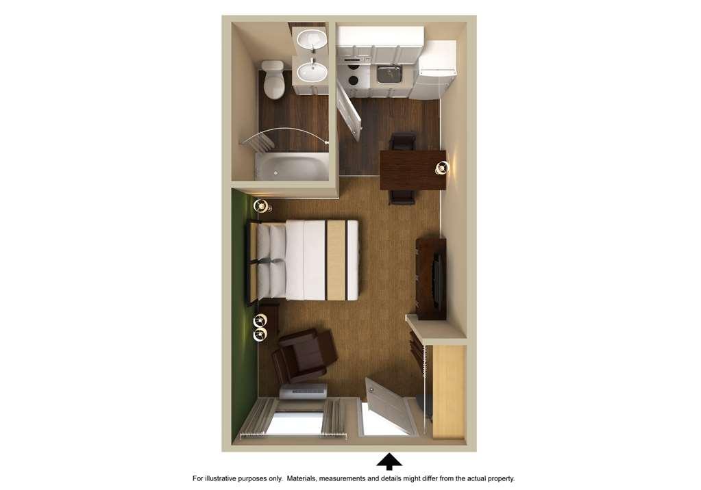 Extended Stay America Select Suites - Raleigh - Research Triangle Park - Hwy 55 Ντάραμ Δωμάτιο φωτογραφία